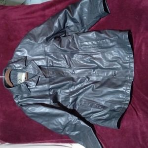 Men's, leather coat, size XL, Boston outfitters